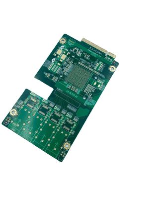 Half Hole Rigid 6 Layers Printed Circuit Board , FR4 TG150 Enig Finish Pcb